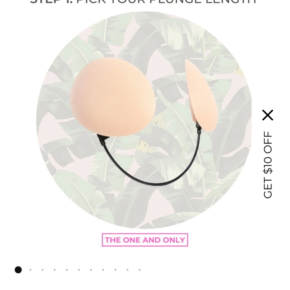 Backless Adhesive Strapless Bra in Nude